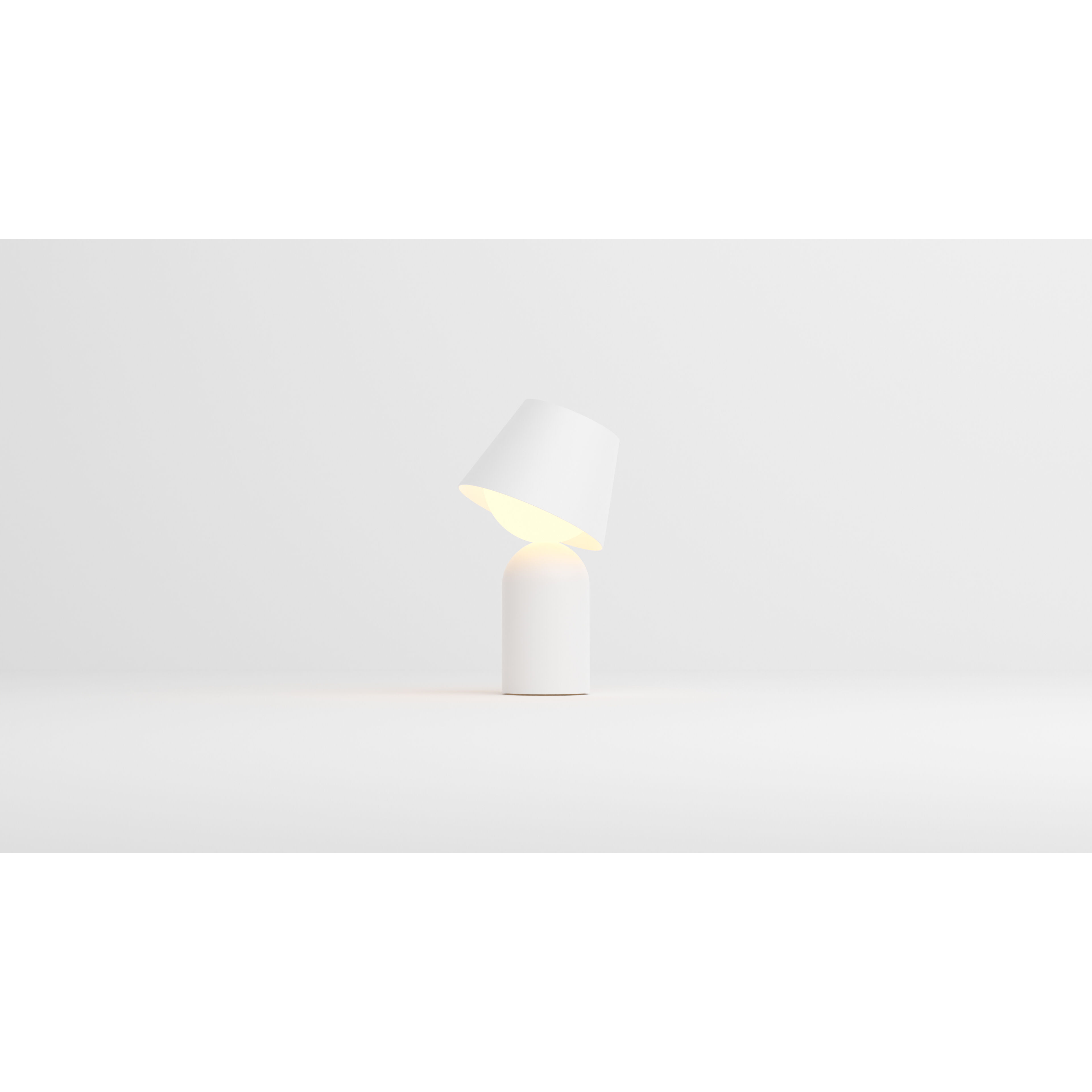 Guy LED 3.6 inch Matte White Lantern